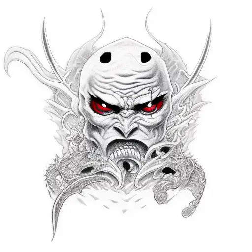 Ninja With Katana Demon