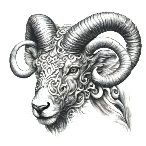 Aries Coming Out From Under The Skin