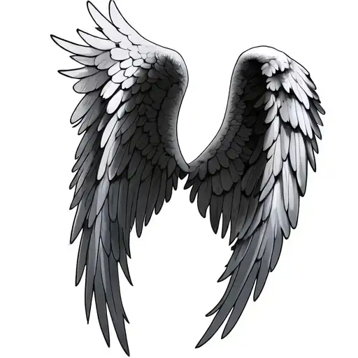 Angel Wings Pair Easy