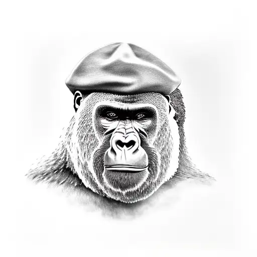 Gorilla With A Beret