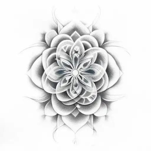 Dark Flowers With Flowing Galaxy Design Coming From Them