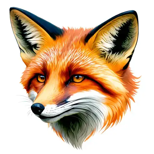 In Colour Fox Curled