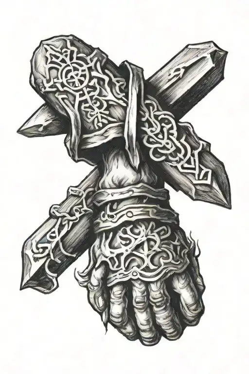 3 Nails Used On Jesus Crossed Over Each Other