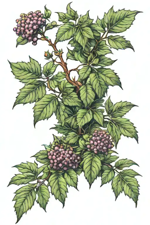 Scottish Thittles Bush Growing