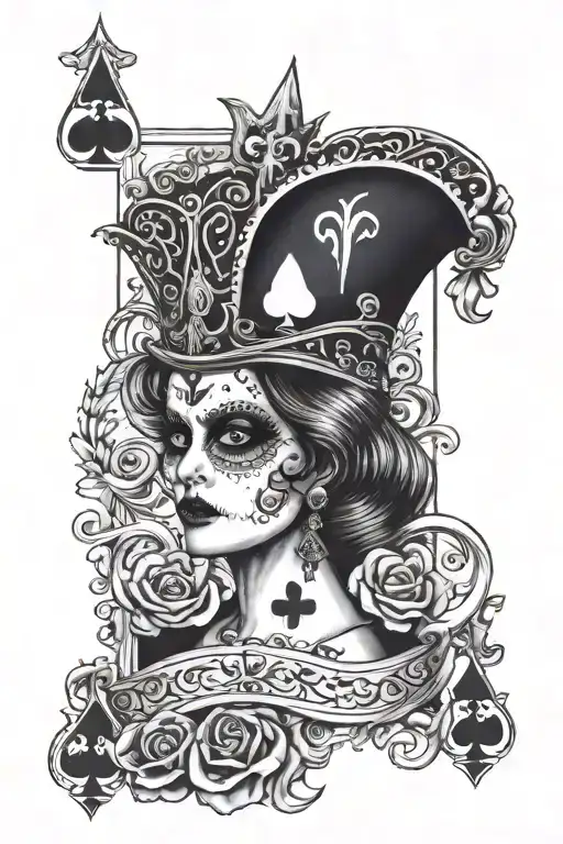 Goth Queen Of Spades