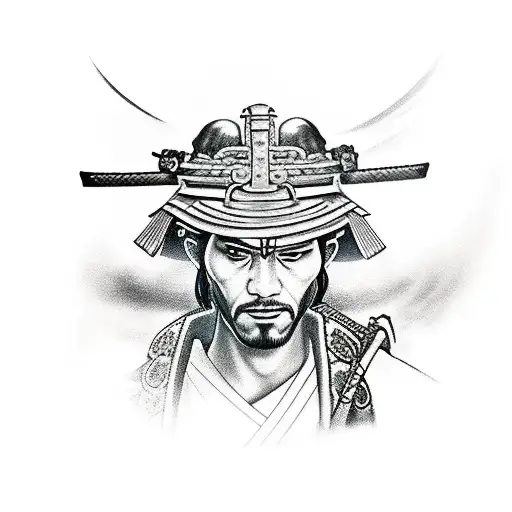 Samurai Com Templo
