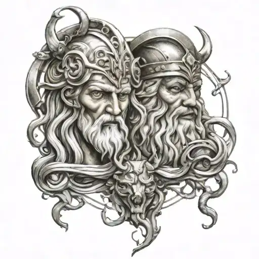 Medusa And Odin