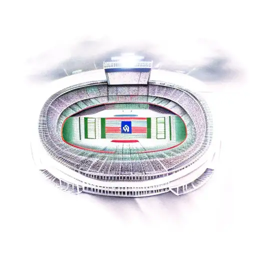 A Sports Stadium Filled With Various Athletes Playing Different Sports