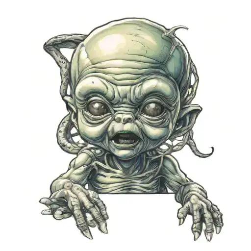 Alien Creepy Baby