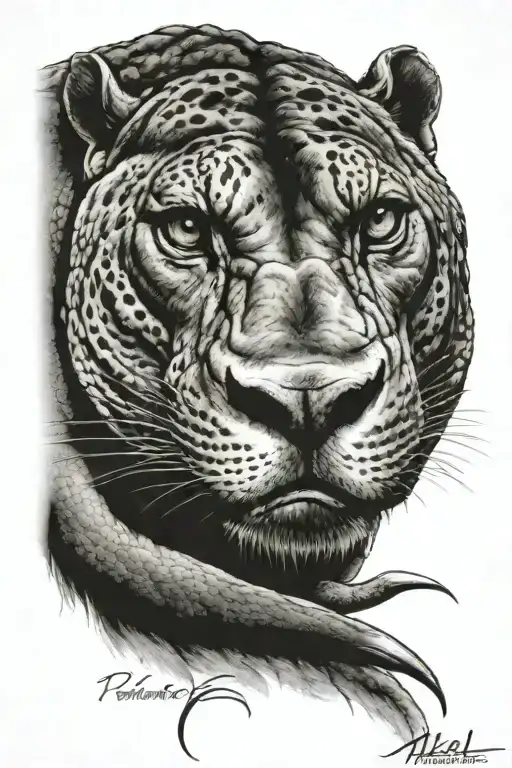 Komodo Dragon Lion Hybrid