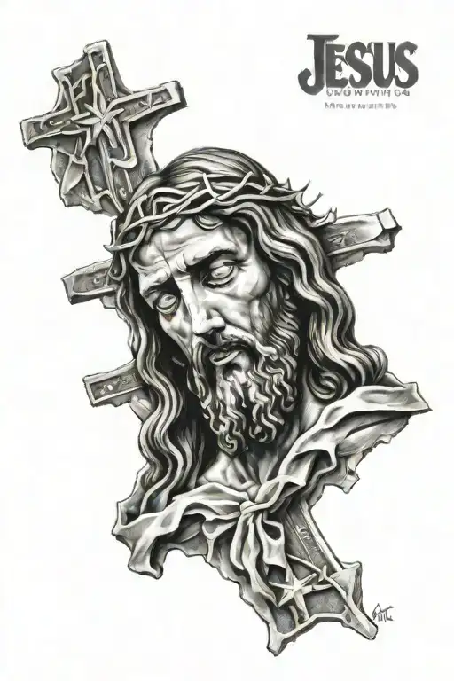 Jesus Looking Down On Us All