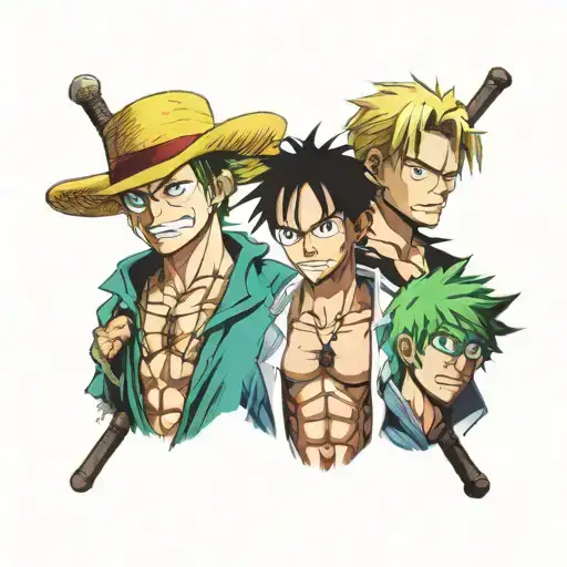 Luffy Zoro Sanji One Piece