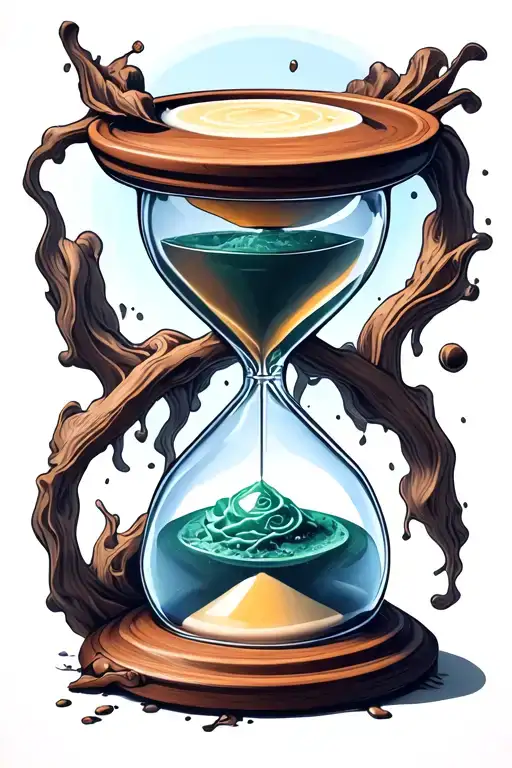 Hourglass Running Out Death Wait