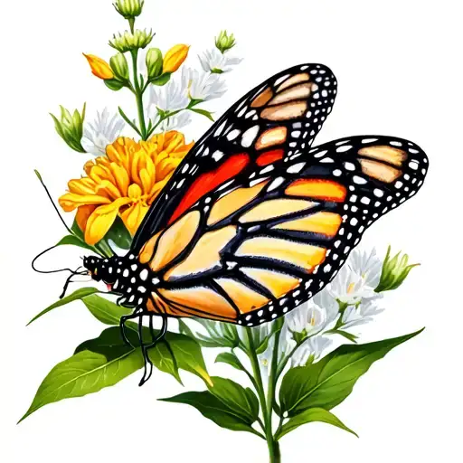 Monarchs And Milkweed
