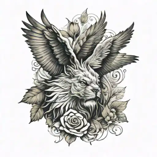 Rose Eagle Lion