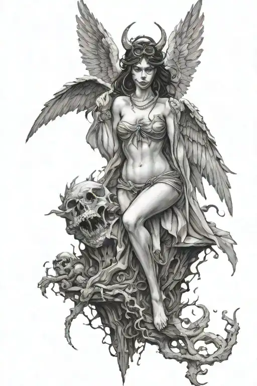 Balance Karma 888 Fallen Angel Demon War And Love