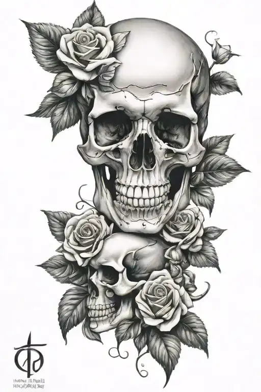 Skull And Roses