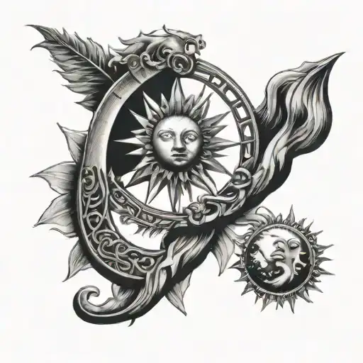 Horseshoe Sun And Moon