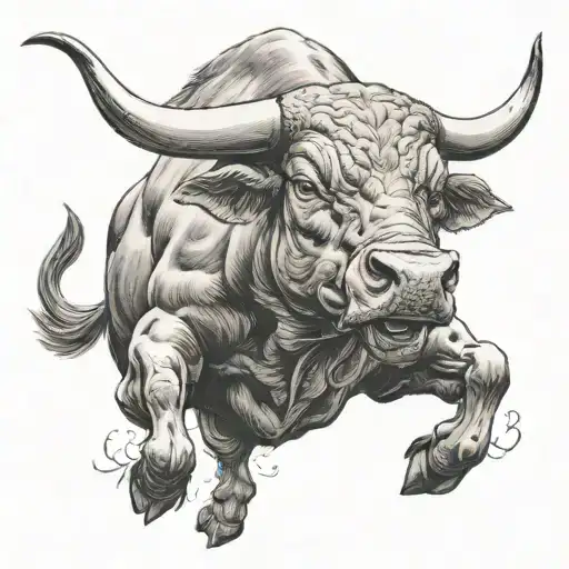 Bull Charging