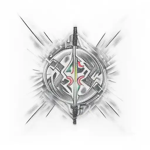 Abstract Representation Of Electrical Currents