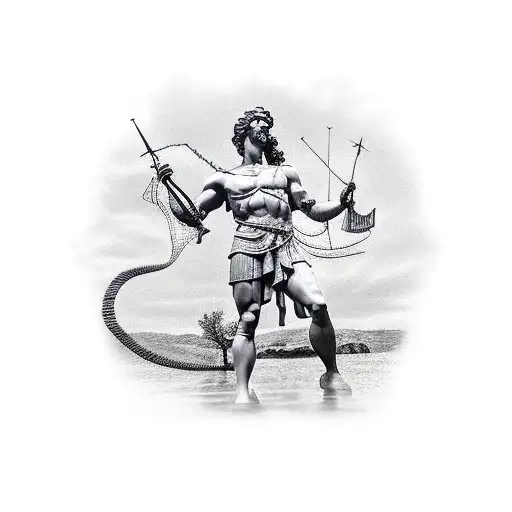 Statue Of David With Fish Net Stockings