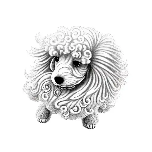 Asian Red Mini Poodle