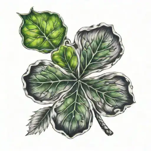 Wolve Lucky 4 Leaf Clover