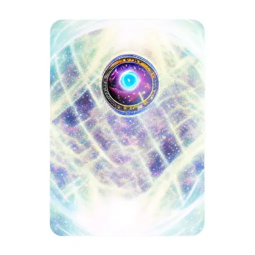 Yugioh Card With The Universe In The Background