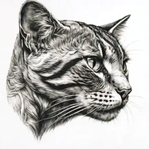 Cat On The Neck And Shoulder