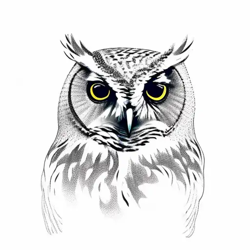 Owl For Hand And Blackout Forest For Pulse