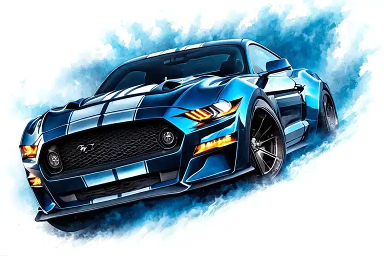Ford Mustang Emblem Morphing