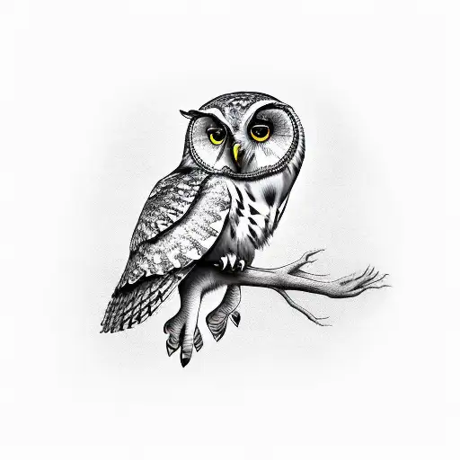 Owl Flying With Eagle