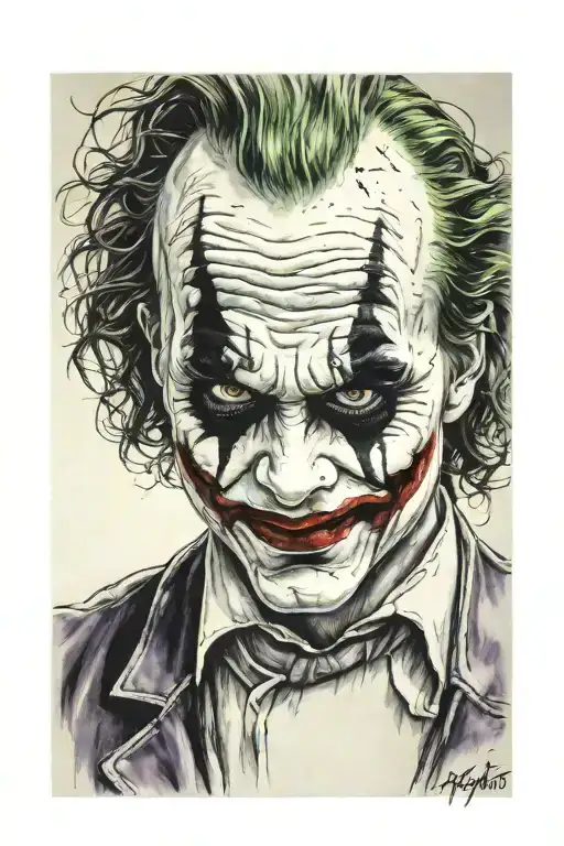 The Joker Heath Ledger