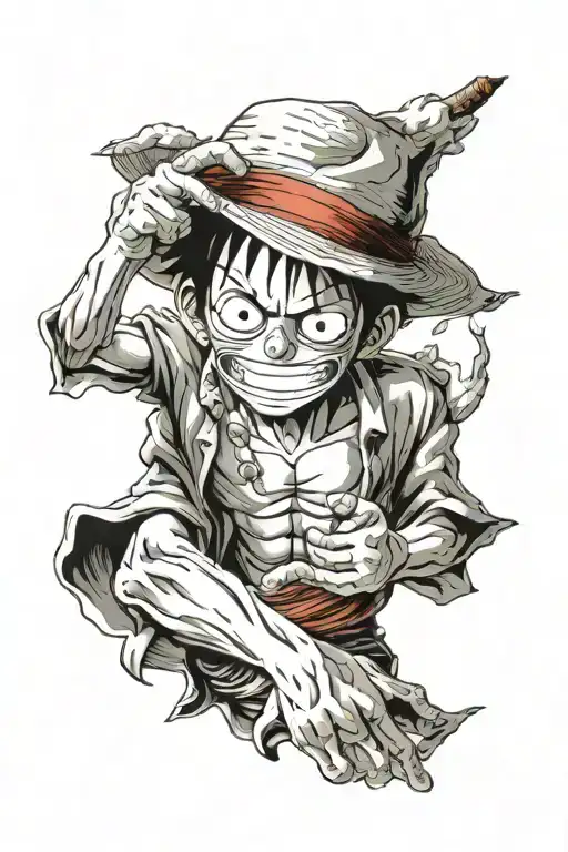 3 Wise Monkey D Luffy