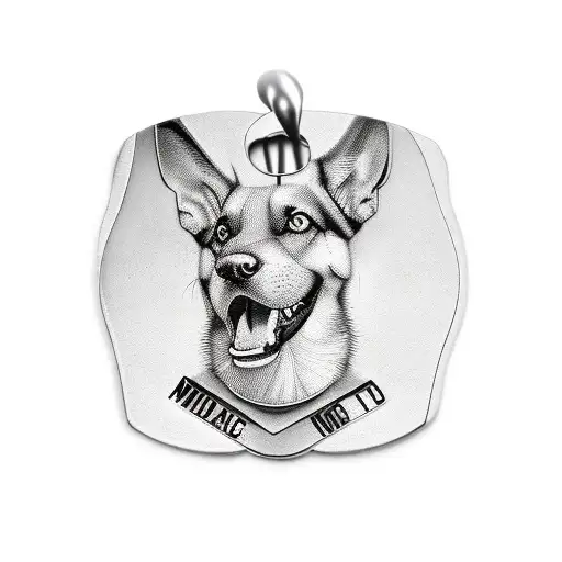 Military Family Dog Tag