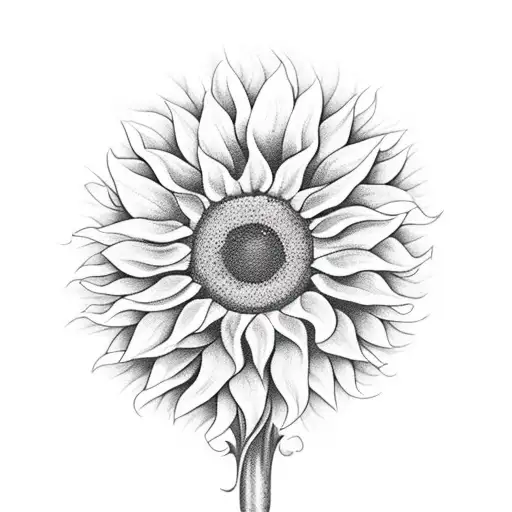 A Realistic Sunflower With Musical Notes As Its Petals