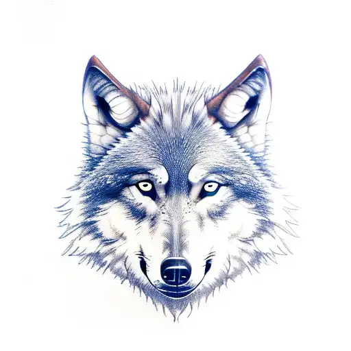 Wolf With Vikingscompass