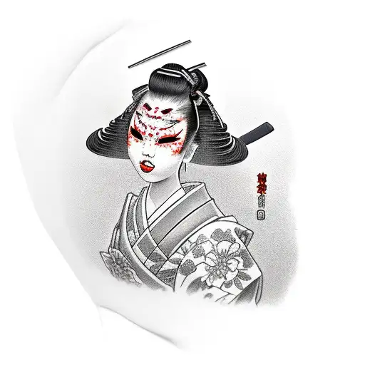 Geisha Beheading A Samurai