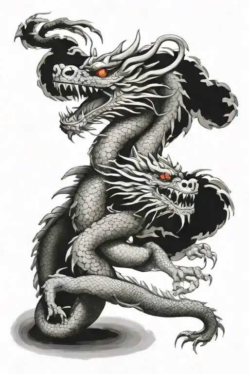 Majestic Japanese Dragon