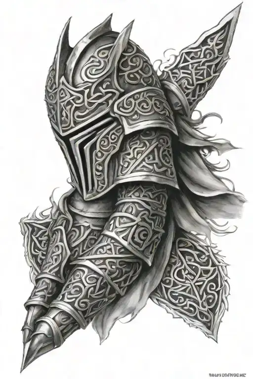 Full Arm Sleeve Celtic Armor