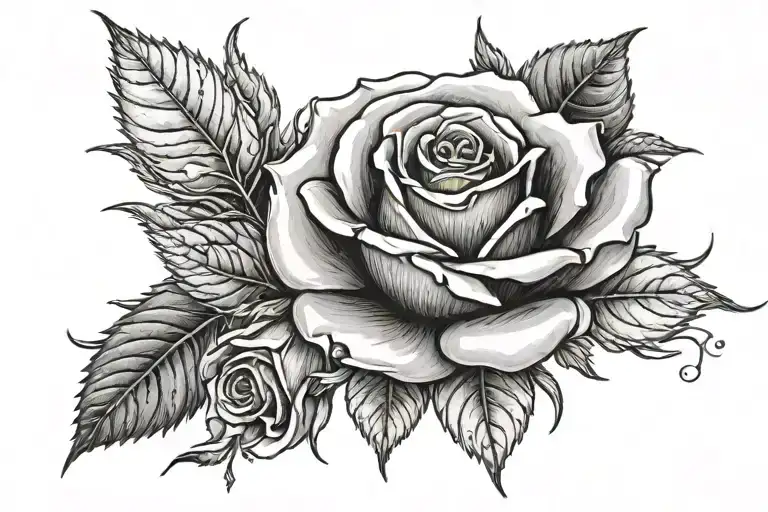 The Word Rose And The O An Real Rose