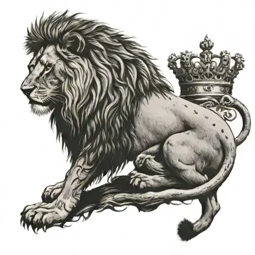 University Of Chile Team And A Lion With A Crown