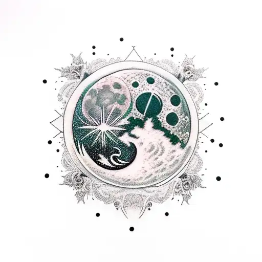 Moon Representing Feminine Energy