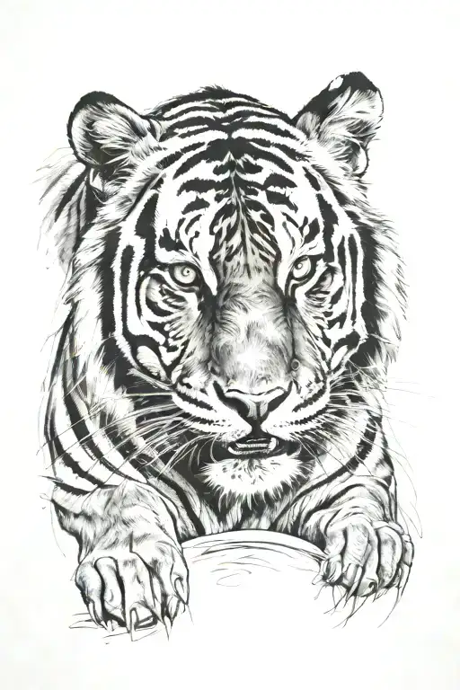 Tiger With A Grin
