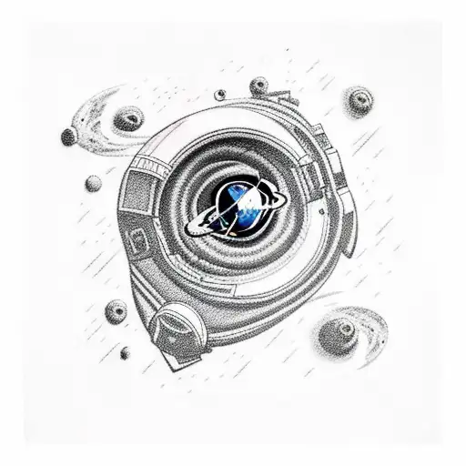 An Astronaut Who Runs Into A Black Hole