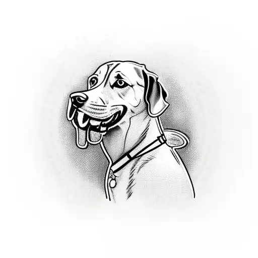 A Reggae-inspired Soccer Player With A Dog On Their Shoulder