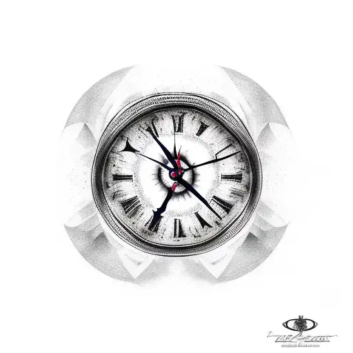 Clock Torn By The Claws Of The Beast