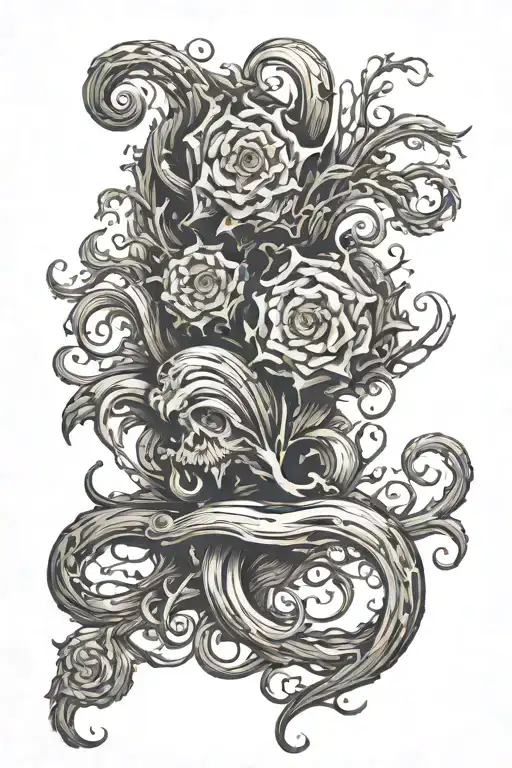 Anxiety Depicted As A Shadowy