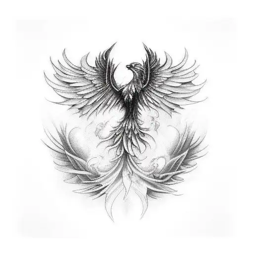 Phoenix Rebirth Sleeve