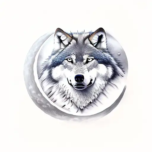 Wolf Whit Moon Of Bottom